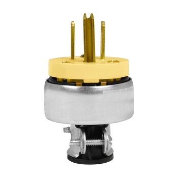 Clavija Blindada Volteck 2 Polos + Tierra Conector Macho