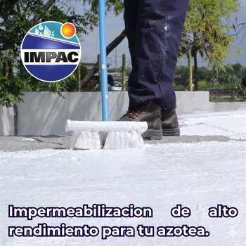 Impermeabilizante Acrílico Fibratado Blanco Impac 7000 22.8 L