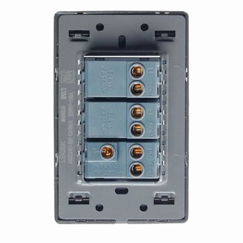 Placa 3 Apagador Lucek BP033MP