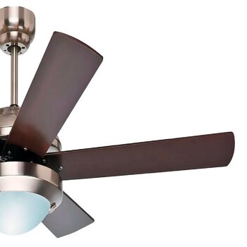 Ventilador Solaris 52 pulgadas Níquel Hunter