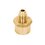 Niple Campana Bronce Gas 3/8 x 3/8 pulg