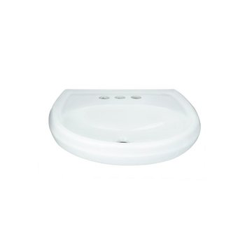 Lavabo Tulipán Blanco CATO