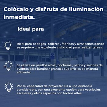 Foco Led Alta Potencia aksi 30 W Luz Blanca E27