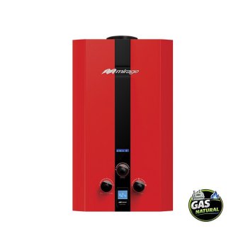 Calentador Paso Rojo 6 L Mirage Flux Gas Natural