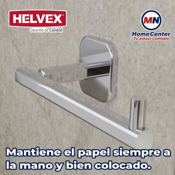 Porta papel higiénico de rollo helvex piazza PIA-117