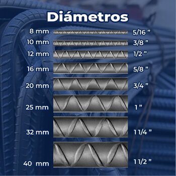 VARILLA DOBLADA #4 1/2 X 12 M AR-42
