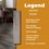 Piso Legend Greige Daltile 20 x 120 cm Rectificado