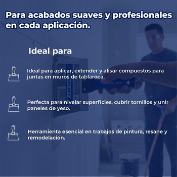 Espátula Acero Inoxidable Panel Rey 10 pulgadas
