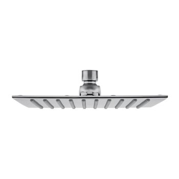 Regadera 8" x 8 de Chorro Fijo Helvex Cuadrada UltraPlana H-3009