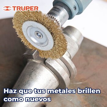 Carda Circular Truper Alambre Grueso 3 pulg