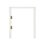 MARCO METALICO 75X2.13 MT BLANCO