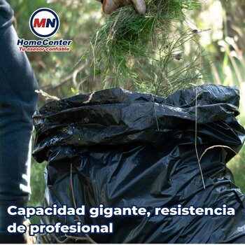 Bolsa de plástico para basura con 100 bolsas