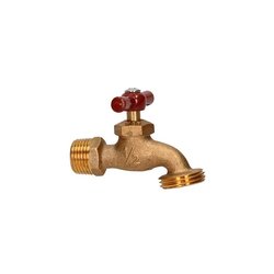 Llave Para Manguera de Agua Bronce Rugo 13 mm