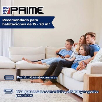 Aire Acondicionado Minisplit Inverter Prime 1 Ton Solo Frio 220V
