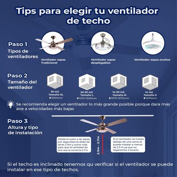 Ventilador de techo bartlett 52 pulgada niquel