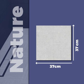Piso Nature Gris Claro Daltile 37x37 cm