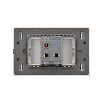 Placa 1 Apagador Lucek Flat Blanco
