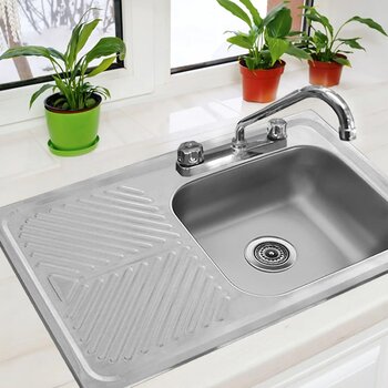Tarja Fregadero M101 marca Eb Técnica 80x52 cm Acero Inoxidable