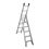 Escalera Aluminio Cuprum Convertible 13 Peldaños