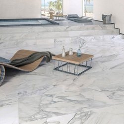 Piso Tipo Mármol Aurora Bianco Daltile 60x60 cm Rectificado