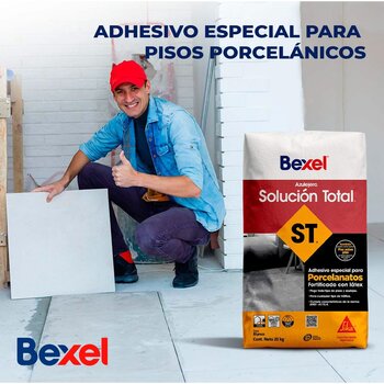 Paquete 7+1 Adhesivo SOLUCION TOTAL blanco 20 KG BEXEL