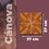 Piso Tipo Geométrico Cánova Castaño Daltile Optima 37x 37cm ZCV6