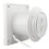 Extractor Baño Ultra Delgado Blanco 4 pulg marca Estevez