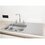 Fregadero K202 marca Eb Técnica 101 x 54 cm Acero Inoxidable