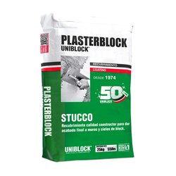 Estuco blanco Plasterblock 25 kg Uniblocck