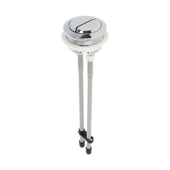 Botón Cromado de Descarga Dual Para WC 48 mm Fluidmaster