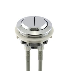 Botón Cromado de Descarga Dual Para WC 48 mm Fluidmaster