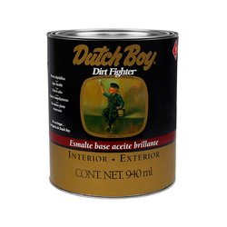Esmalte Alquídalico Brillante Blanco Dutch Boy Dirt Fighter 1 L