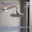 Regadera Redonda Sin Brazo Amsterdam 6" Antisarro Rugo Cromo