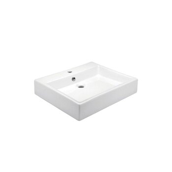 Lavabo de Sobreponer Helvex con una perforación y con rebosadero