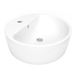 Lavabo de Sobreponer Blanco Con Rebosadero Helvex LV Morea1