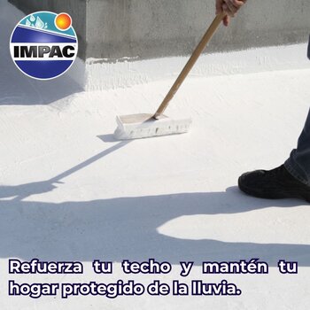 Impermeabilizante Acrílico Fibratado Blanco Impac 5000 19 L