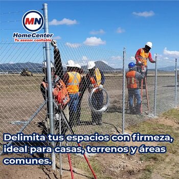Malla Ciclónica Galvanizada DeAcero 1.75 x 20 M Calibre 13