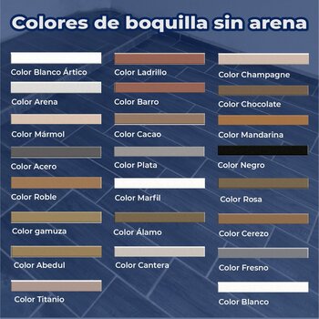 Boquilla sin arena 5 kg Crest color mandarina
