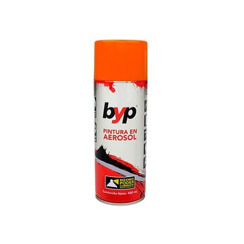 Pintura en Aerosol Byp Color Naranja Brillante 400 ML