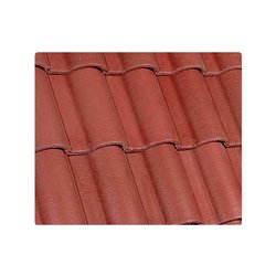 Teja Concreto Mediterráneo 44 x 30 cm Rojo Rubí
