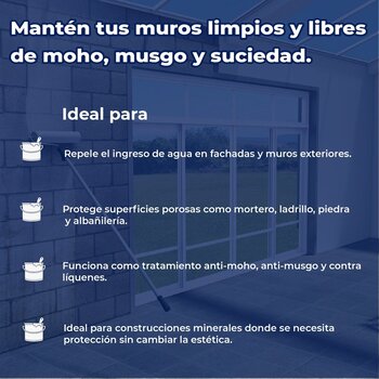 Repelente Anti-Musgo Para Muros Base Agua Sikaguard 71 W PET 5 L