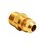 Niple Terminal Bronce Gas 3/8 x 1/2 pulg
