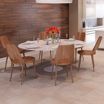 Piso Tipo Piedra Sandstone Beige Daltile 60.5x60.5 cm