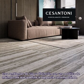 Piso Tipo Mármol Valentino Bruno Cesantoni 60x120 cm Rectificado
