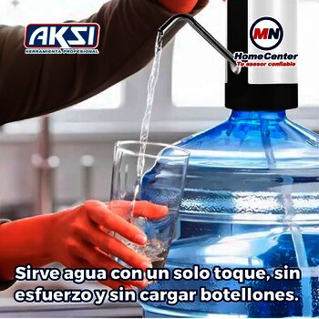 Dispensador de Agua Garrafón Blanco Recargable