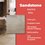 Piso Tipo Piedra Sandstone Gris Daltile 60.5 x 60.5 cm