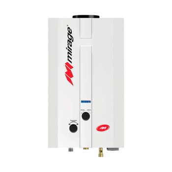 Calentador Paso Instantáneo 6 Lts Mirage Flux Gas Natural