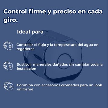 Llave Maneral Para Regadera Antea Helvex Cromo C-46