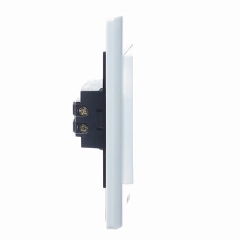 Placa 1 Apagador Lucek Blanco BA013B
