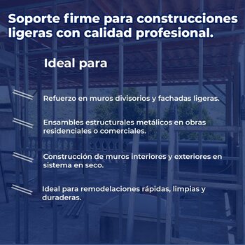 Canal Estructural Panel Rey Calibre 22 9.20X3.05